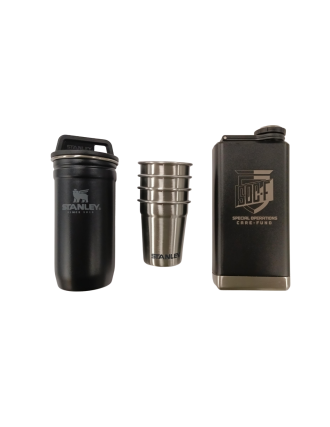 Shot Glass and Flask Set